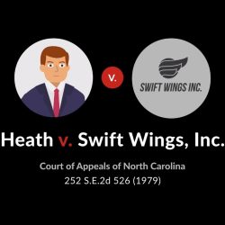 Heath v swift wings inc