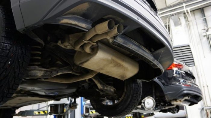 Exhaust system problems identify