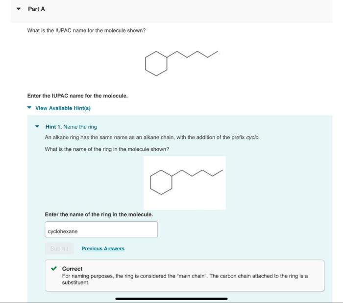 What is the iupac name for the molecule shown