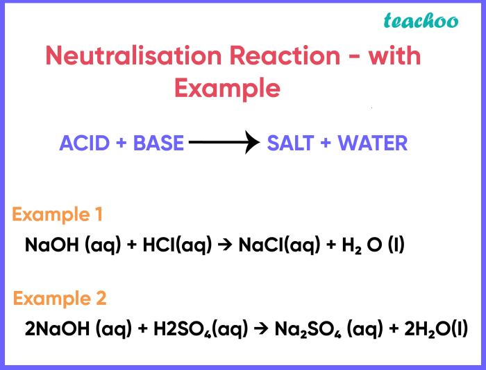 Complete the balanced neutralization equation for the reaction below: